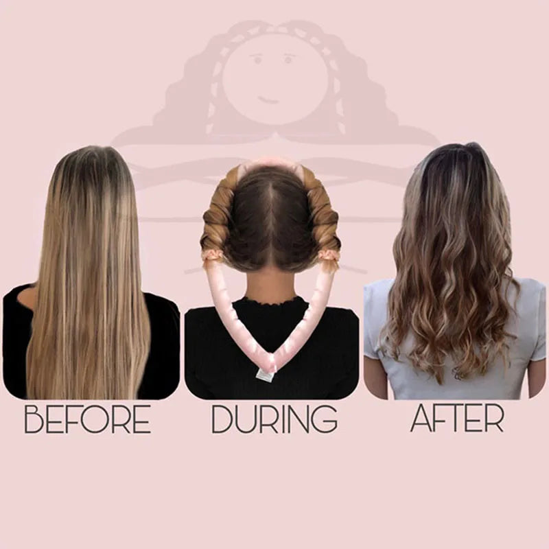 Heatless Hair Curls Headband